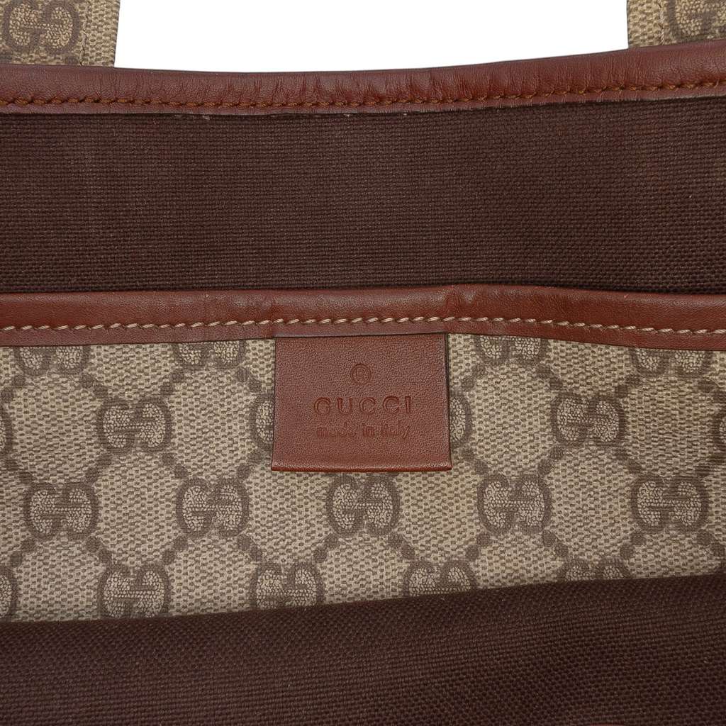 Gucci GG Supreme Web Tote - Side view