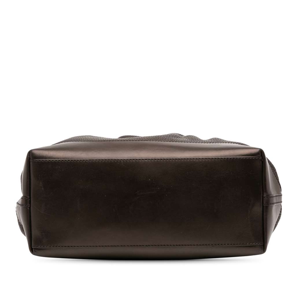 Burberry Calfskin Bridle Hepburn Satchel - Image 6