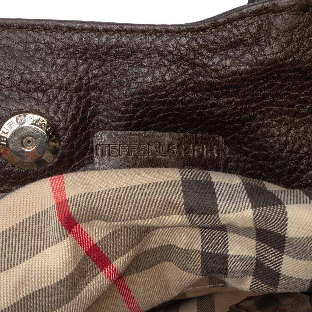 Burberry Calfskin Bridle Hepburn Satchel - Detail 2