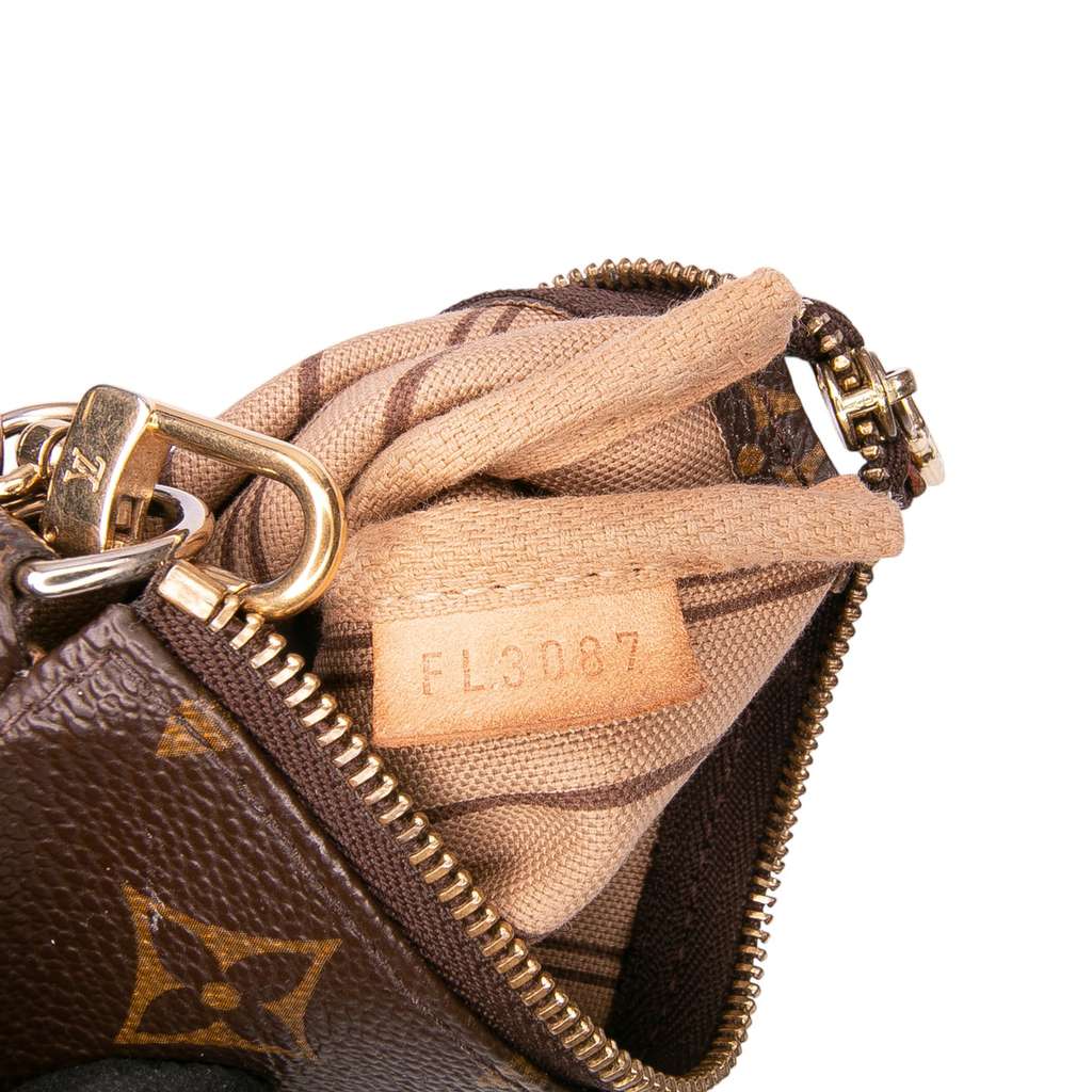 Louis Vuitton Monogram Trunks and Bags Mini Pochette Accessoires - Side view