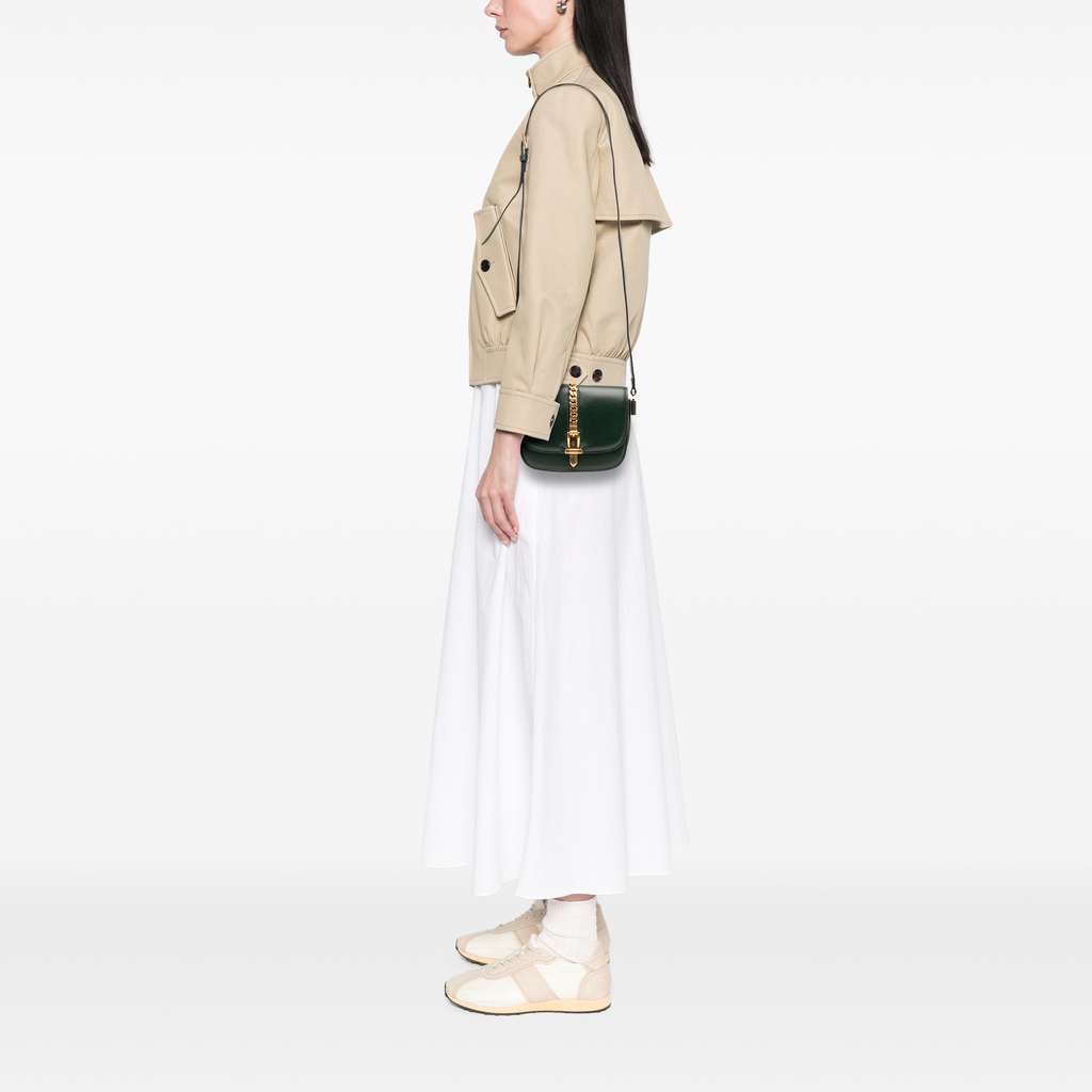 Gucci Mini Leather Sylvie 1969 Crossbody - Image 11