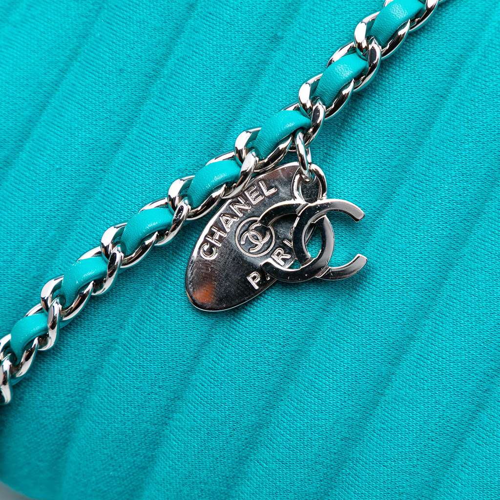 Chanel Mini Vertical Quilted Jersey Single Flap - Detail 2