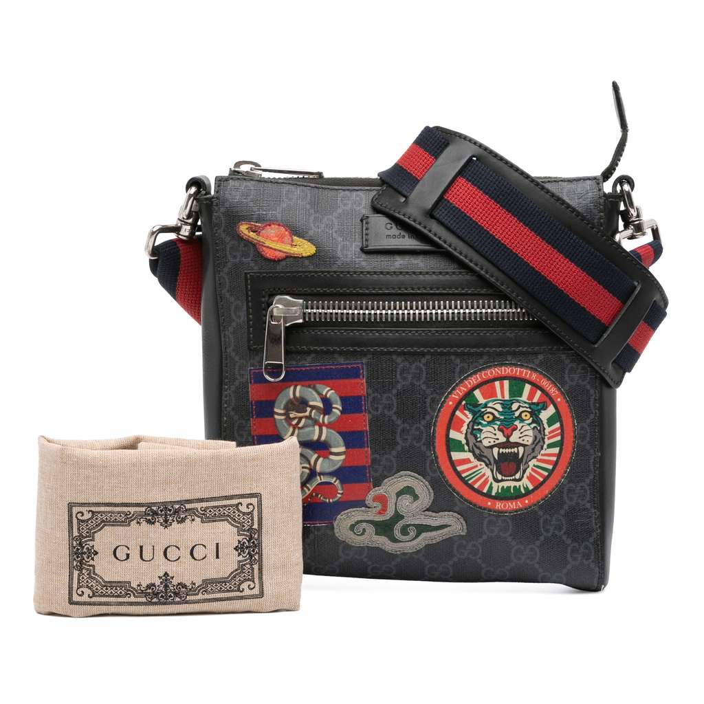 Gucci GG Supreme Night Courrier Messenger Bag - Image 14