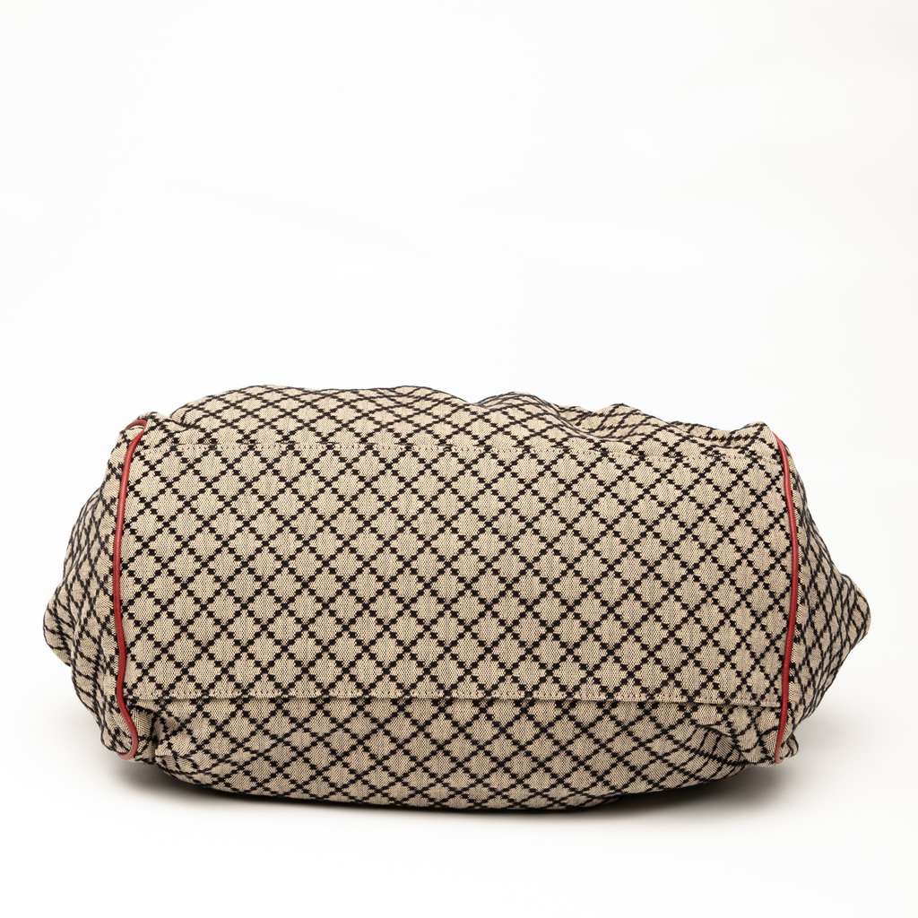 Gucci Diamante Canvas Sukey Satchel - Image 6