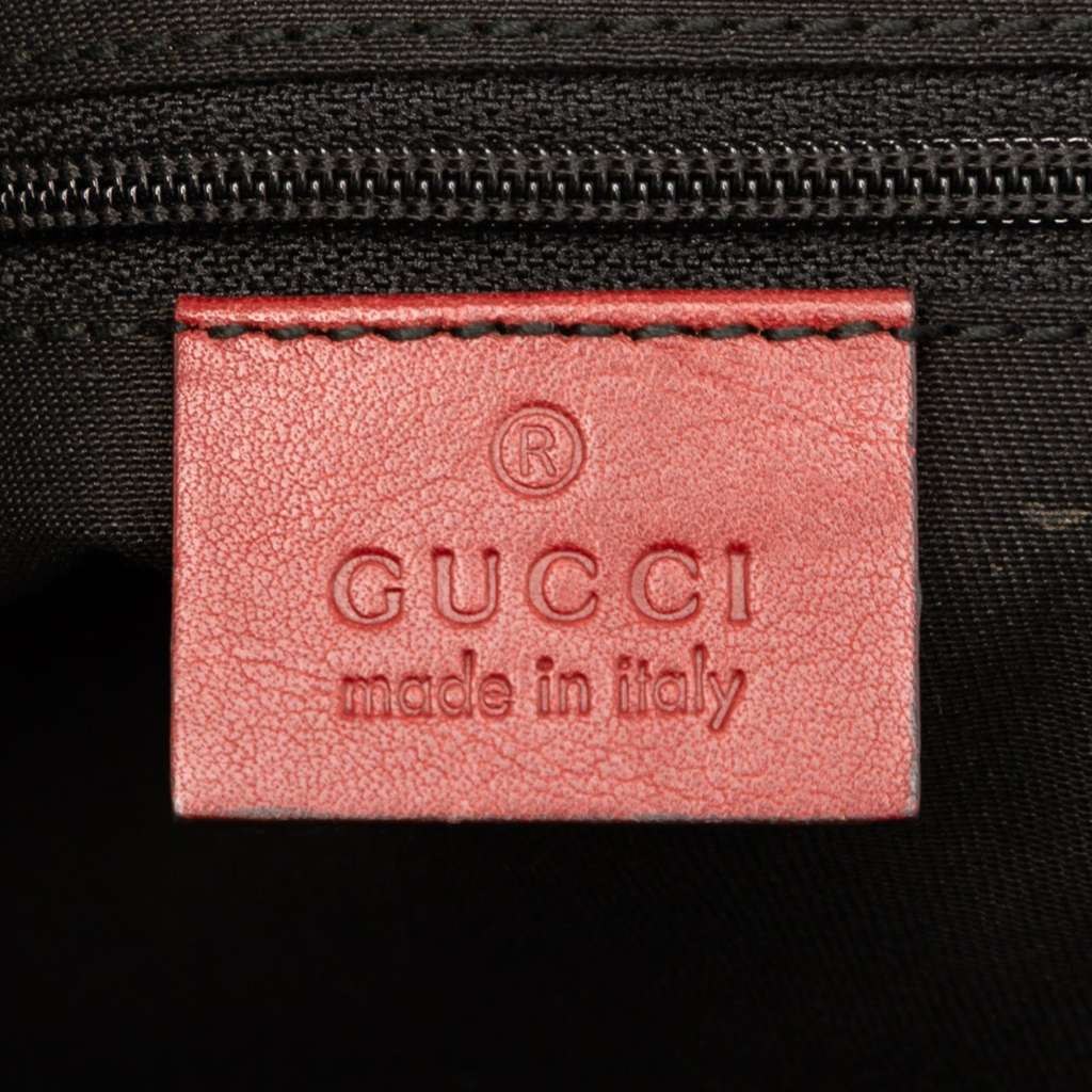 Gucci Diamante Canvas Sukey Satchel - Side view