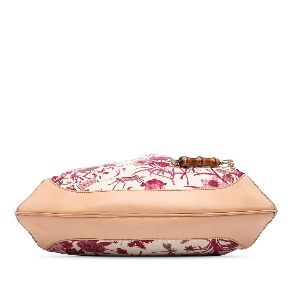 Gucci GG Canvas Flora Peggy Satchel - Image 6