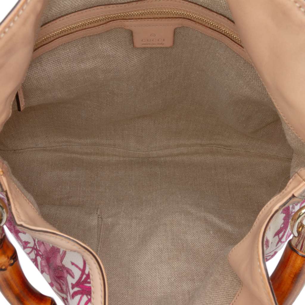 Gucci GG Canvas Flora Peggy Satchel - 4