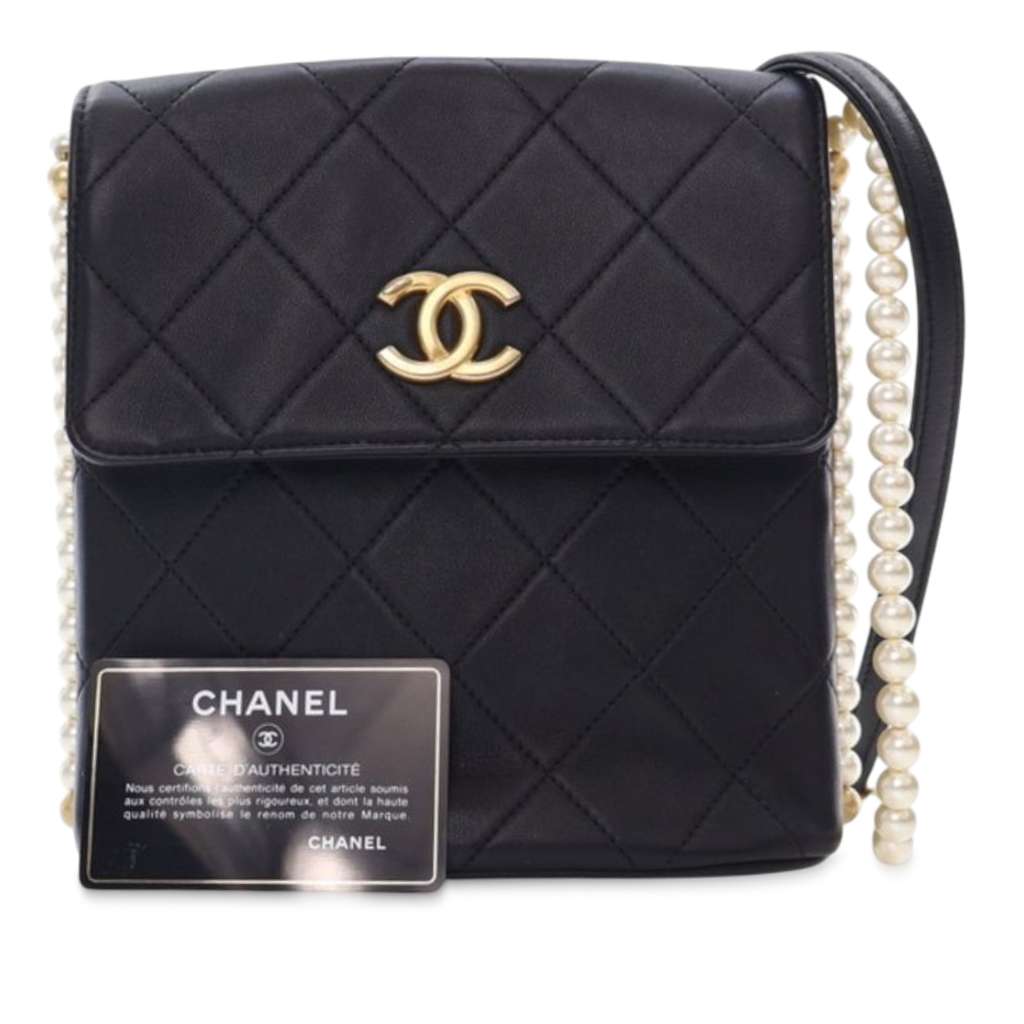 Chanel Small Quilted Calfskin About Pearls Hobo - Image 14