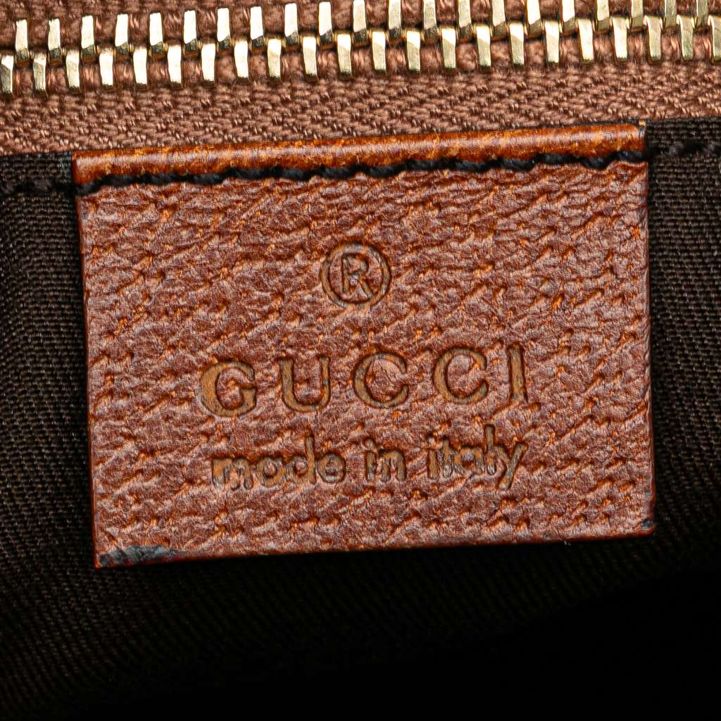 Gucci GG Canvas Bamboo Handbag - 5