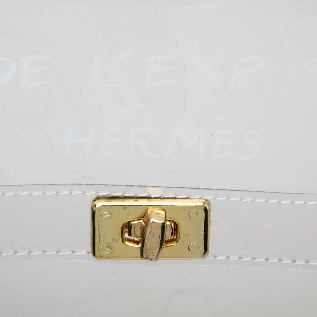 Hermès Vinyl Souvenir De L Exposition Kelly Handbag - 5