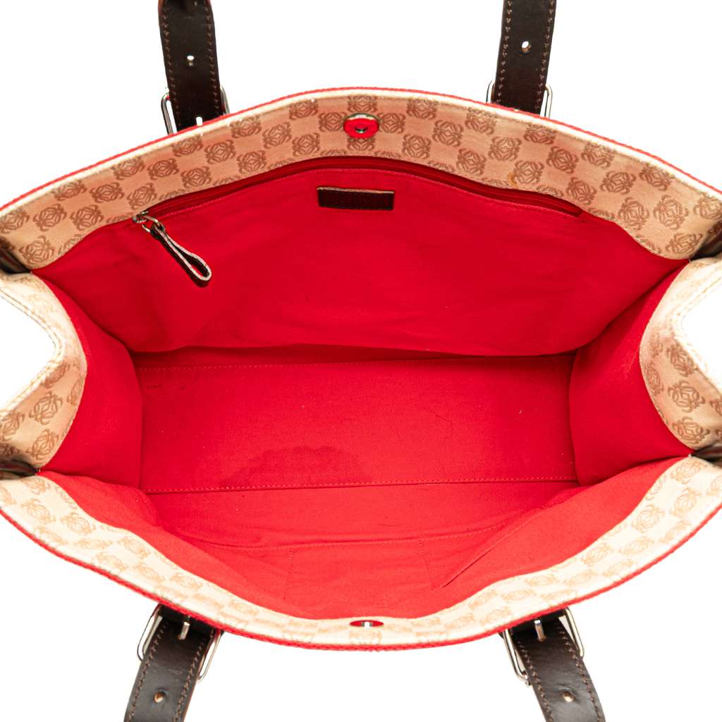 Loewe Anagram Canvas Tote - 4