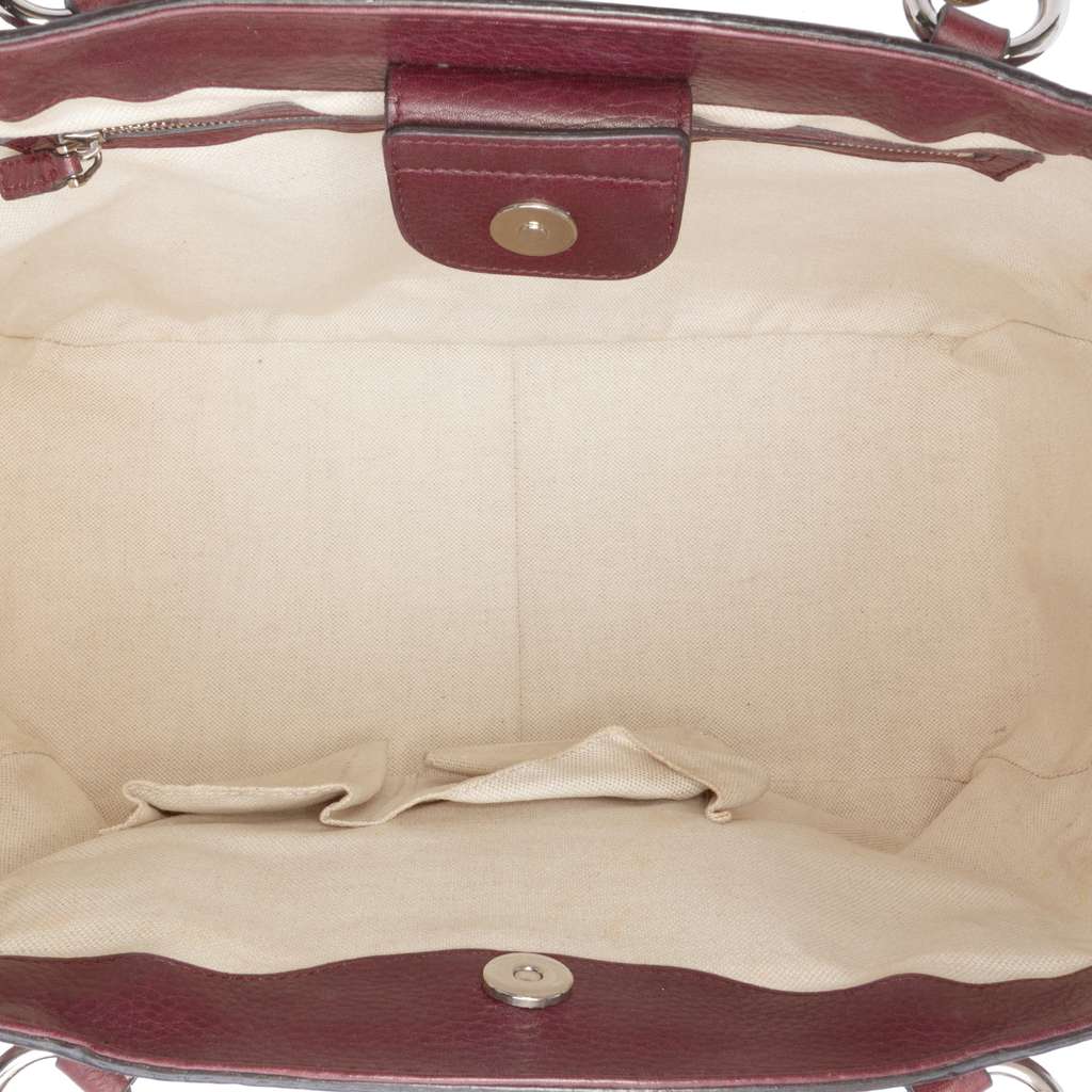 Gucci Medium GG Canvas New Bamboo Tassel Tote - 4