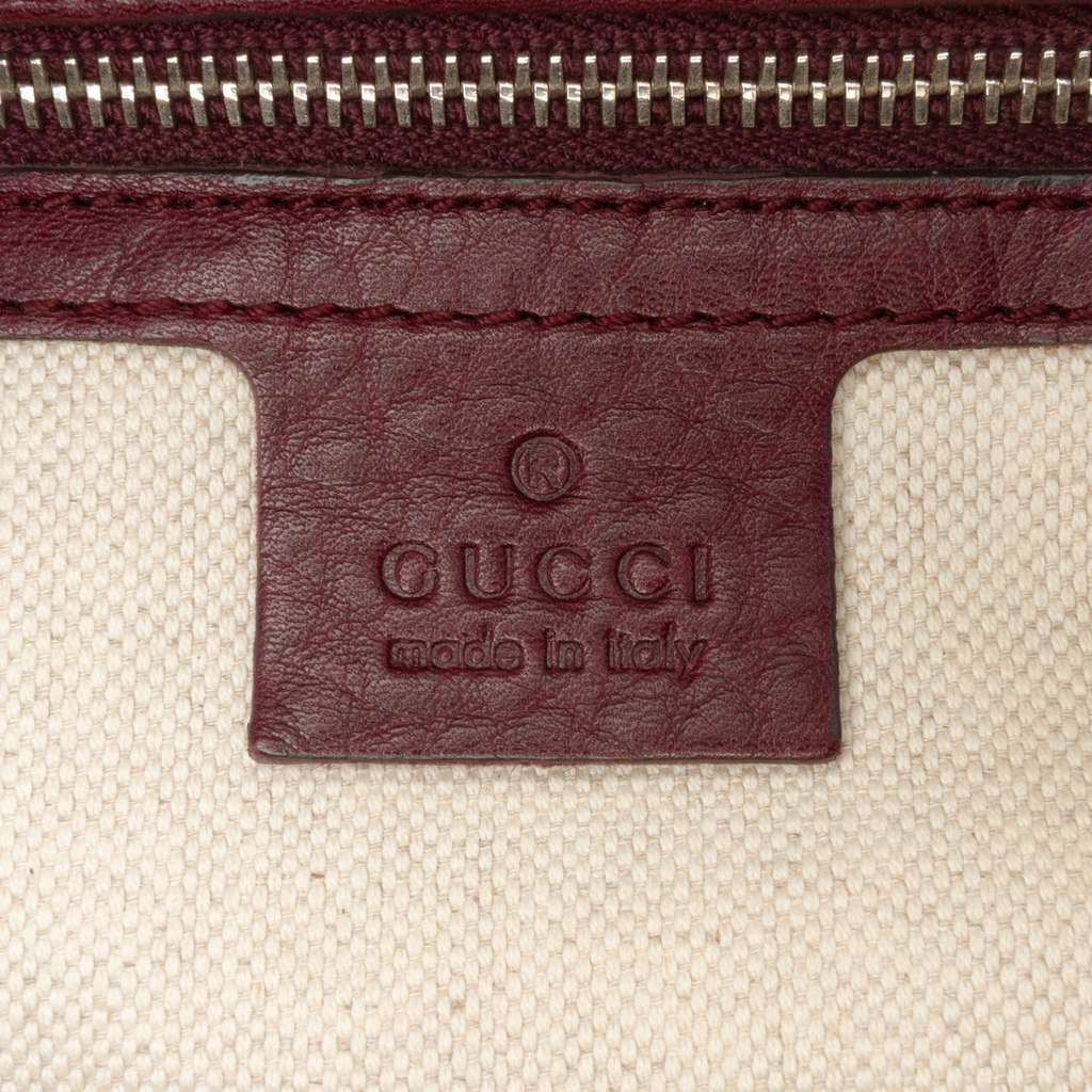 Gucci Medium GG Canvas New Bamboo Tassel Tote - 5