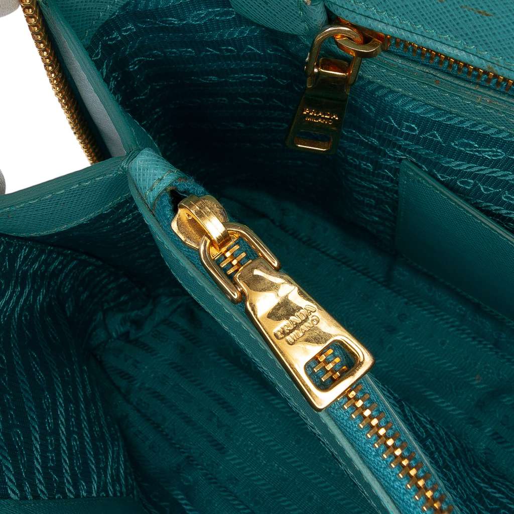 Prada Large Saffiano Lux Promenade Satchel - Side view