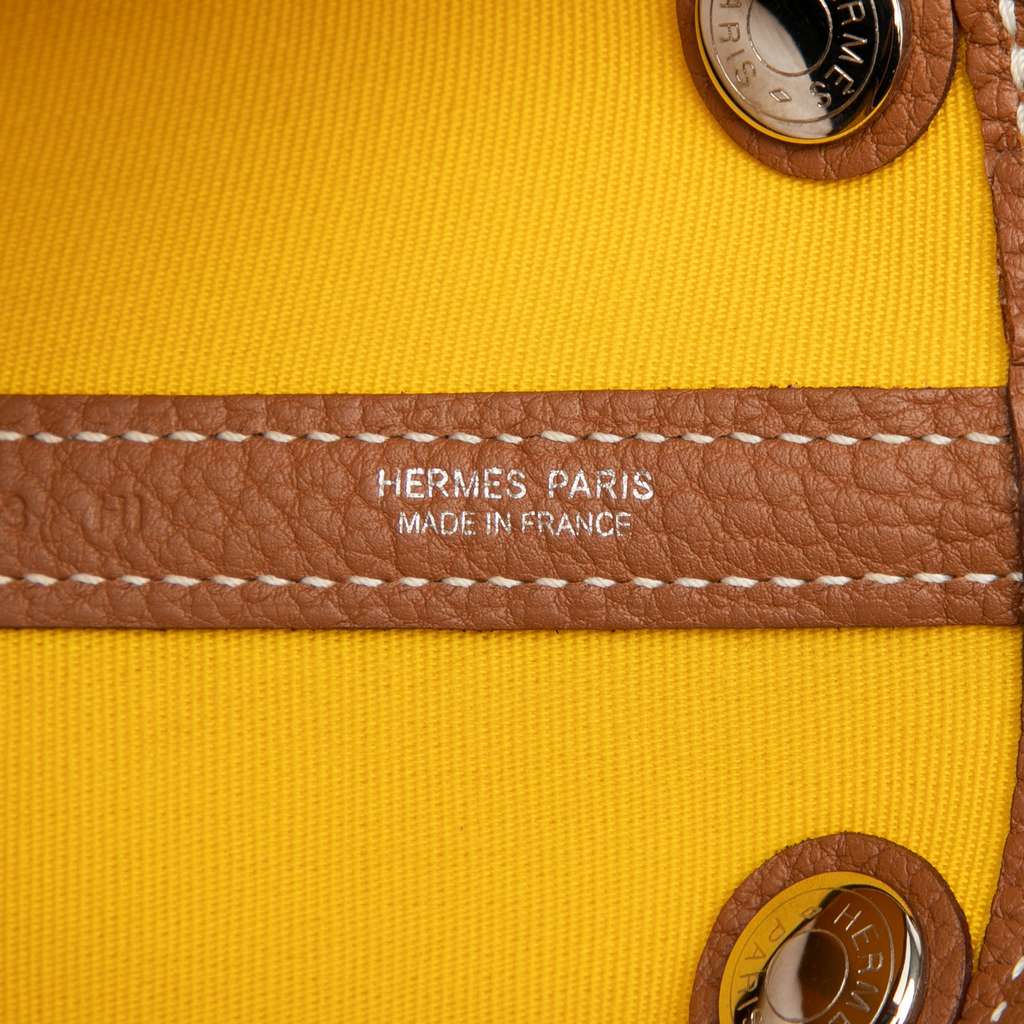 Hermès Toile and Negonda Garden Party 30 - Side view