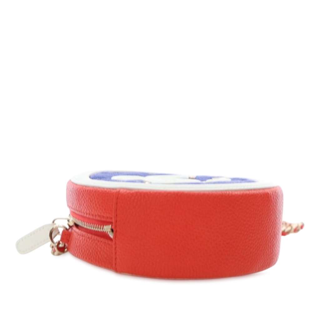 Chanel Tricolor Caviar CC Filigree Round Crossbody - 4