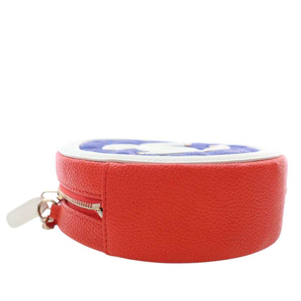 Chanel Tricolor Caviar CC Filigree Round Crossbody - Detail 2