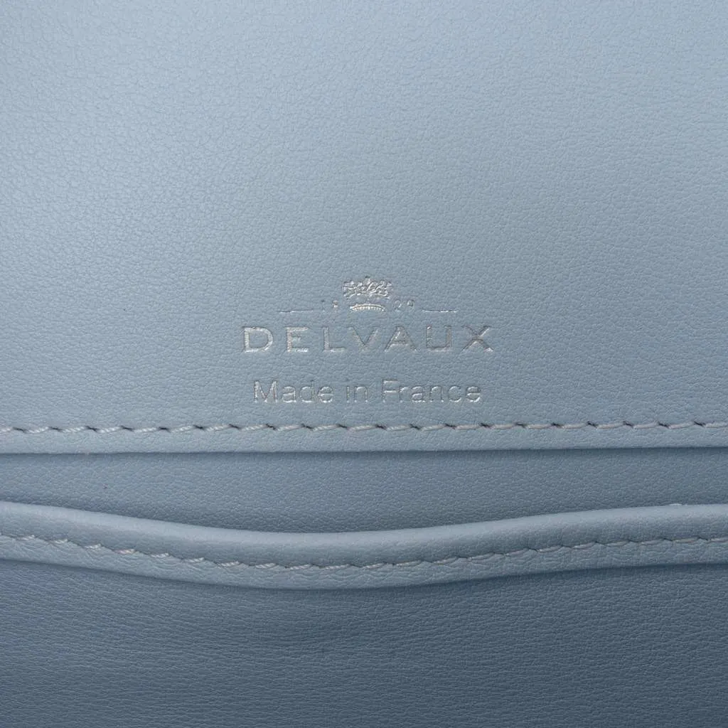 Delvaux MIni Smooth Calfskin Brillant Blooming Crystalline Satchel Brown Leather Very good - Box View