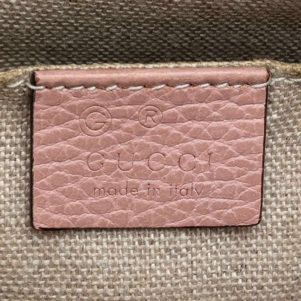 Gucci Mini Leather GG Charm Dome Satchel - Side view