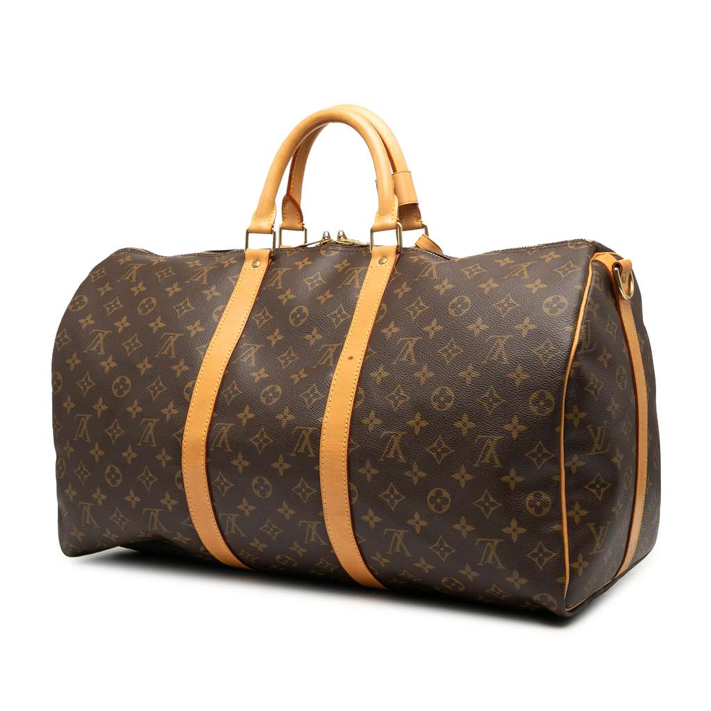 Louis Vuitton Monogram Keepall Bandouliere 50 - Back view