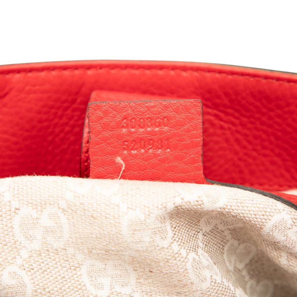 Gucci Small Pebbled Calfskin Diana Bamboo Top Handle Tote - Detail 1