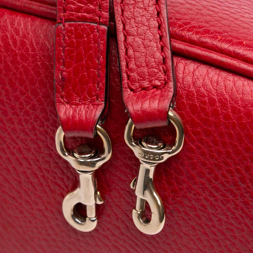 Gucci Mini Leather GG Charm Dome Satchel - Image 13