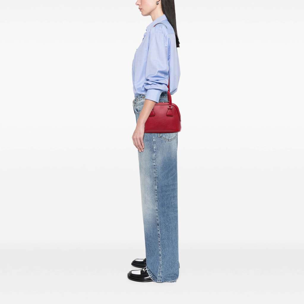 Gucci Mini Leather GG Charm Dome Satchel - Image 15