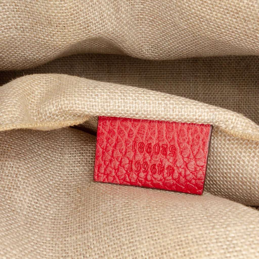 Gucci Mini Leather GG Charm Dome Satchel - Detail 1