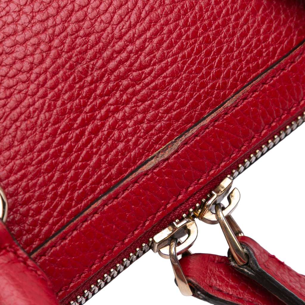 Gucci Mini Leather GG Charm Dome Satchel - Image 11