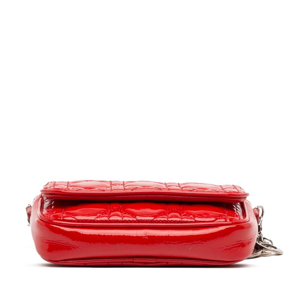 Dior Patent Cannage Chain Flap - 3