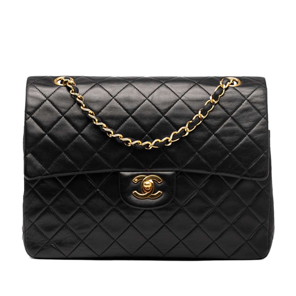 Chanel Medium Tall Classic Lambskin Double Flap