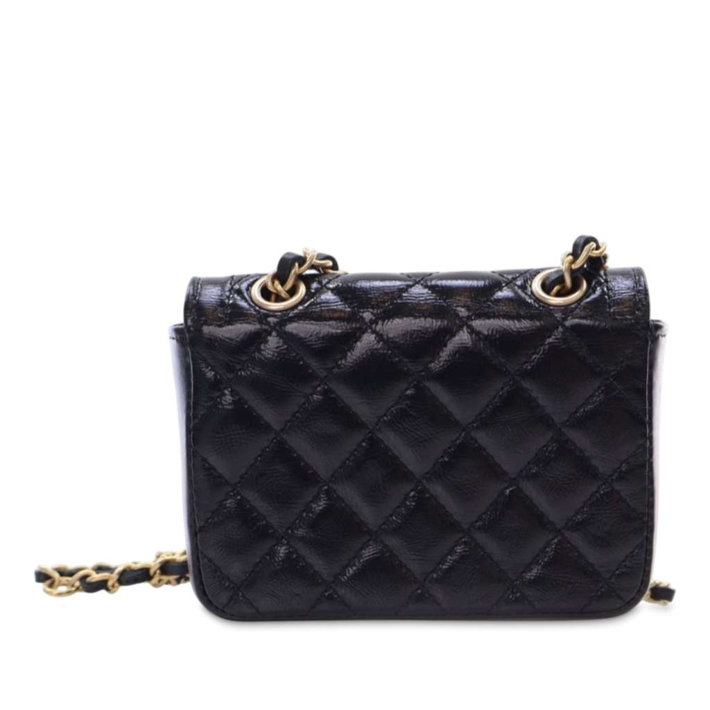 Chanel Quilted Shiny Aged Calfskin Waist Belt Bag - Image 6
