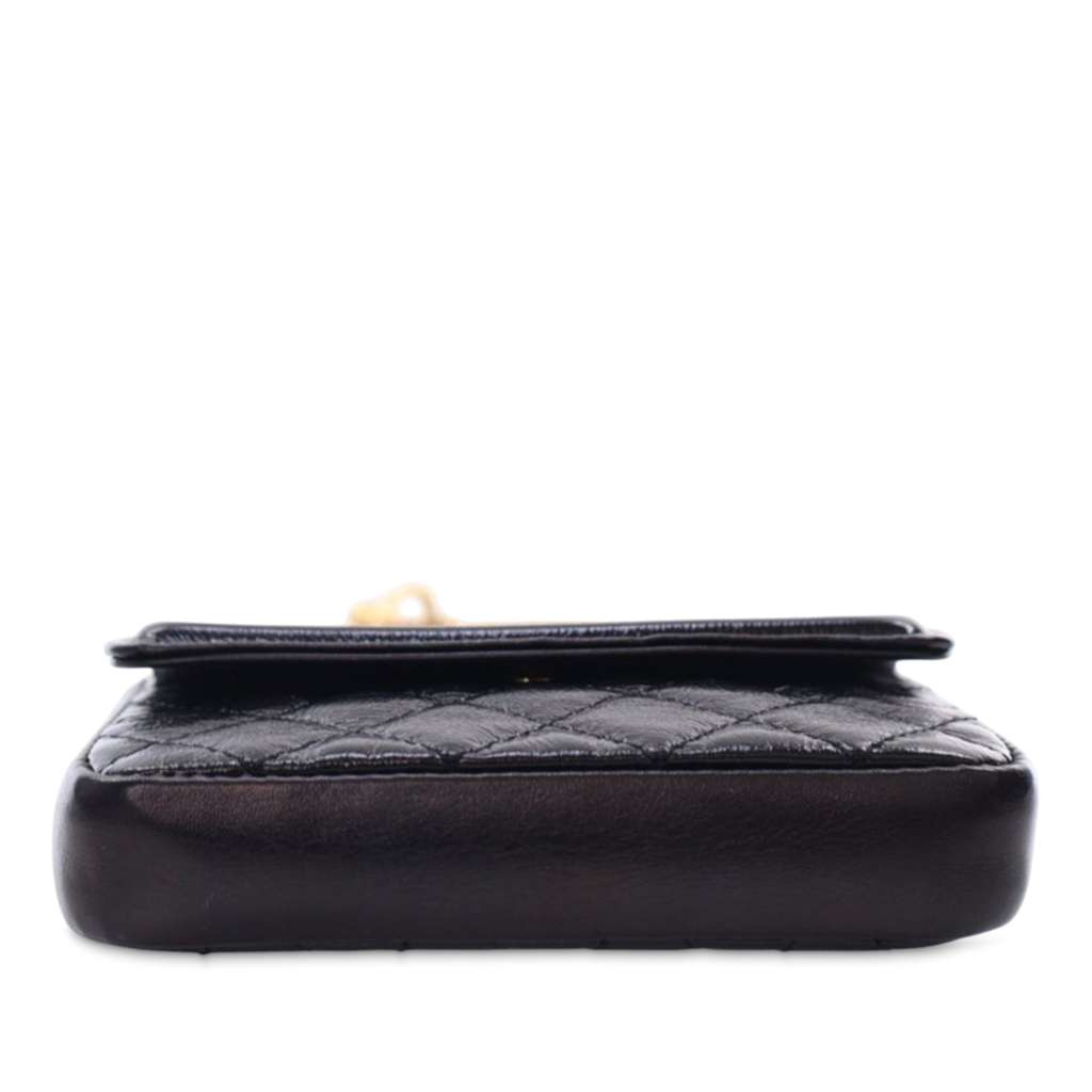 Chanel Quilted Shiny Aged Calfskin Waist Belt Bag - 4