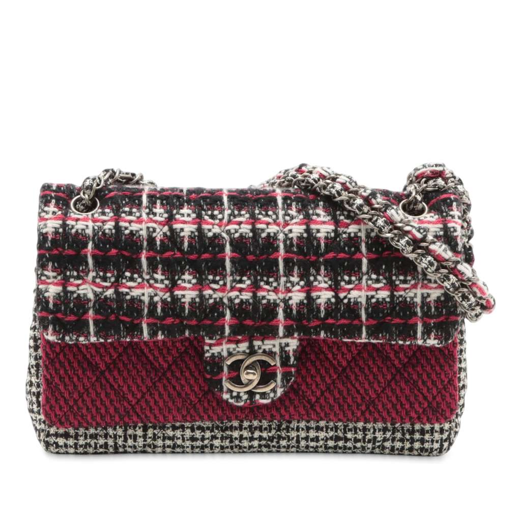 Chanel Medium Classic Tweed Double Flap