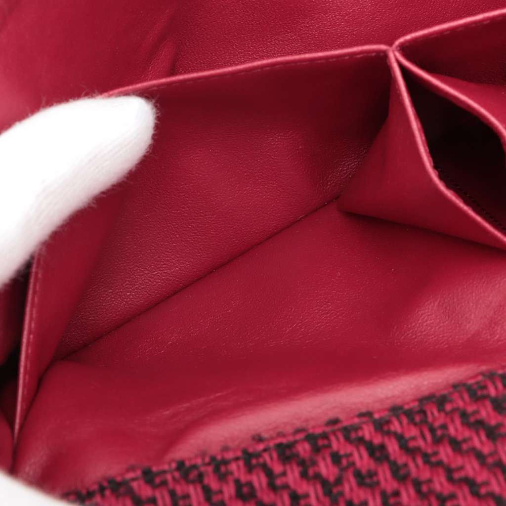 Chanel Medium Classic Tweed Double Flap - Side view