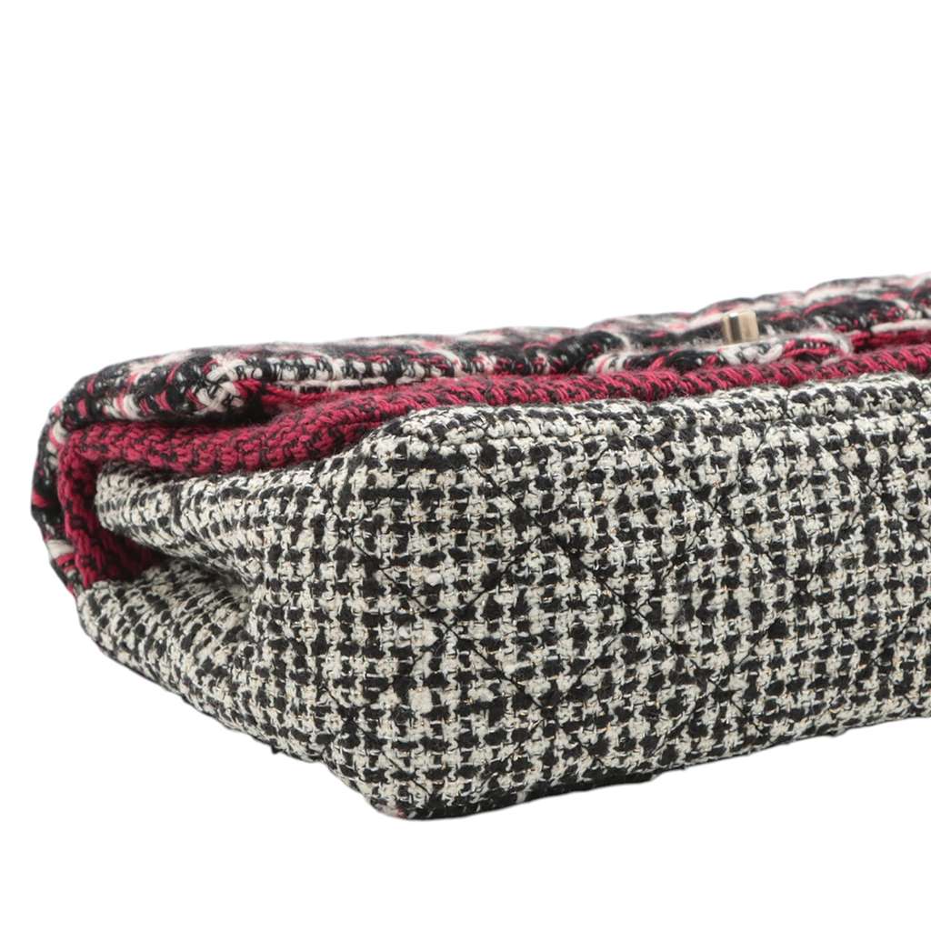 Chanel Medium Classic Tweed Double Flap - Image 10