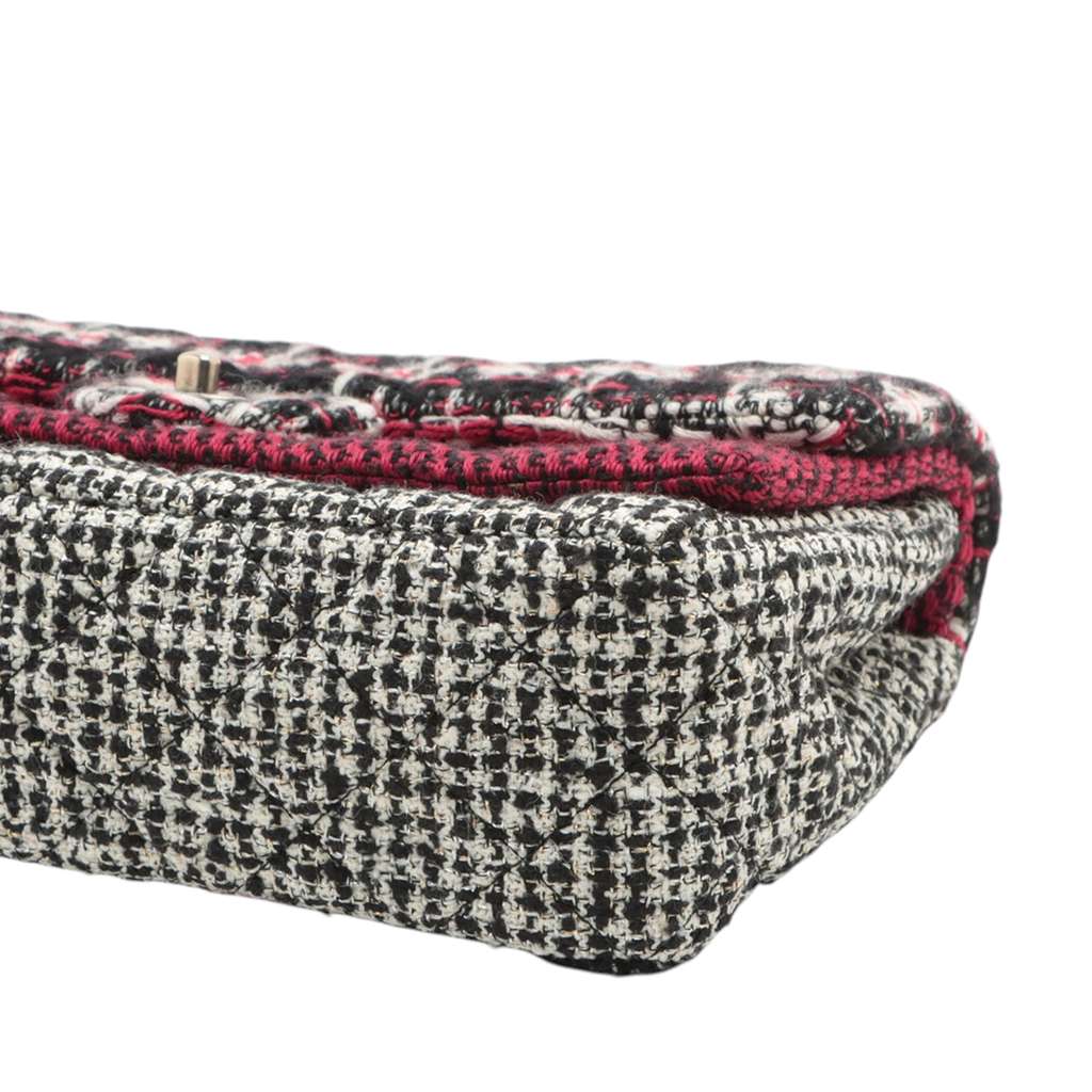 Chanel Medium Classic Tweed Double Flap - Image 11