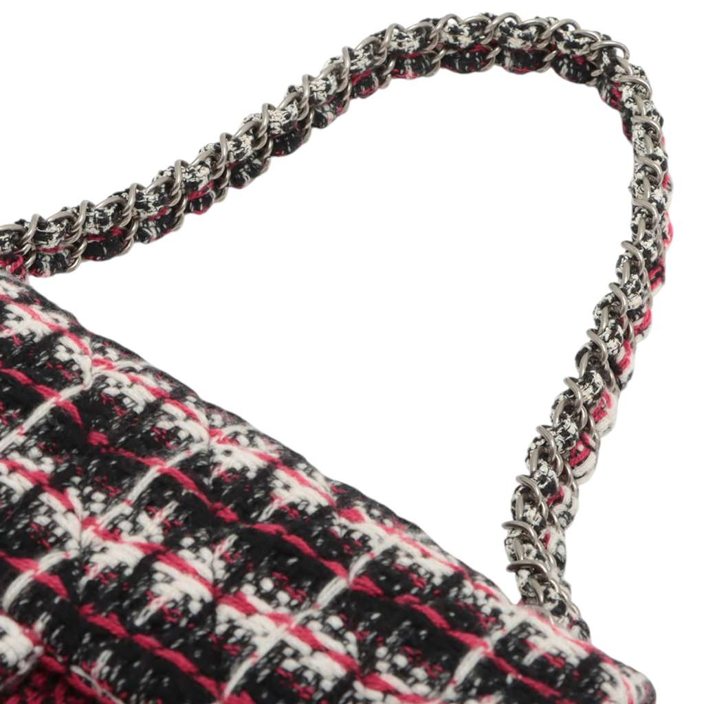 Chanel Medium Classic Tweed Double Flap - Image 12