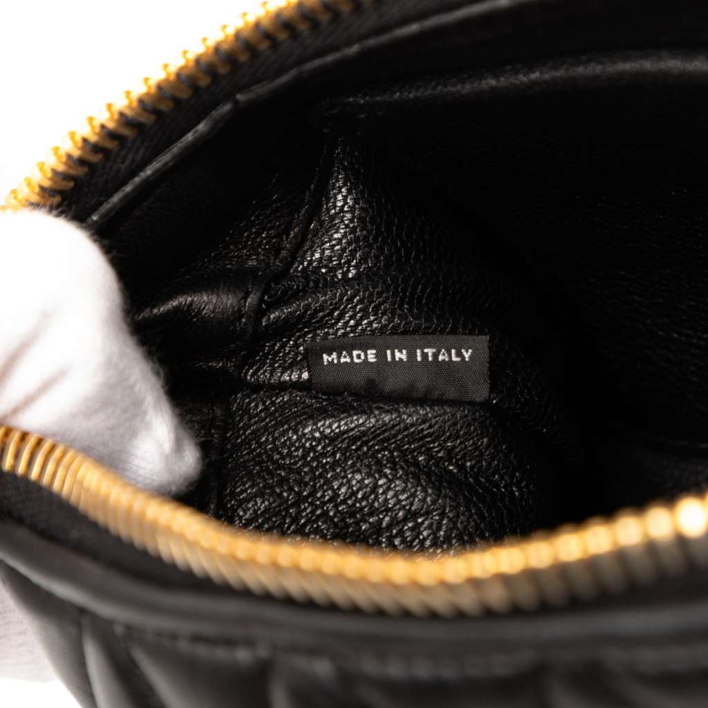 Miu Miu Matelasse Leather Satchel - Detail 1