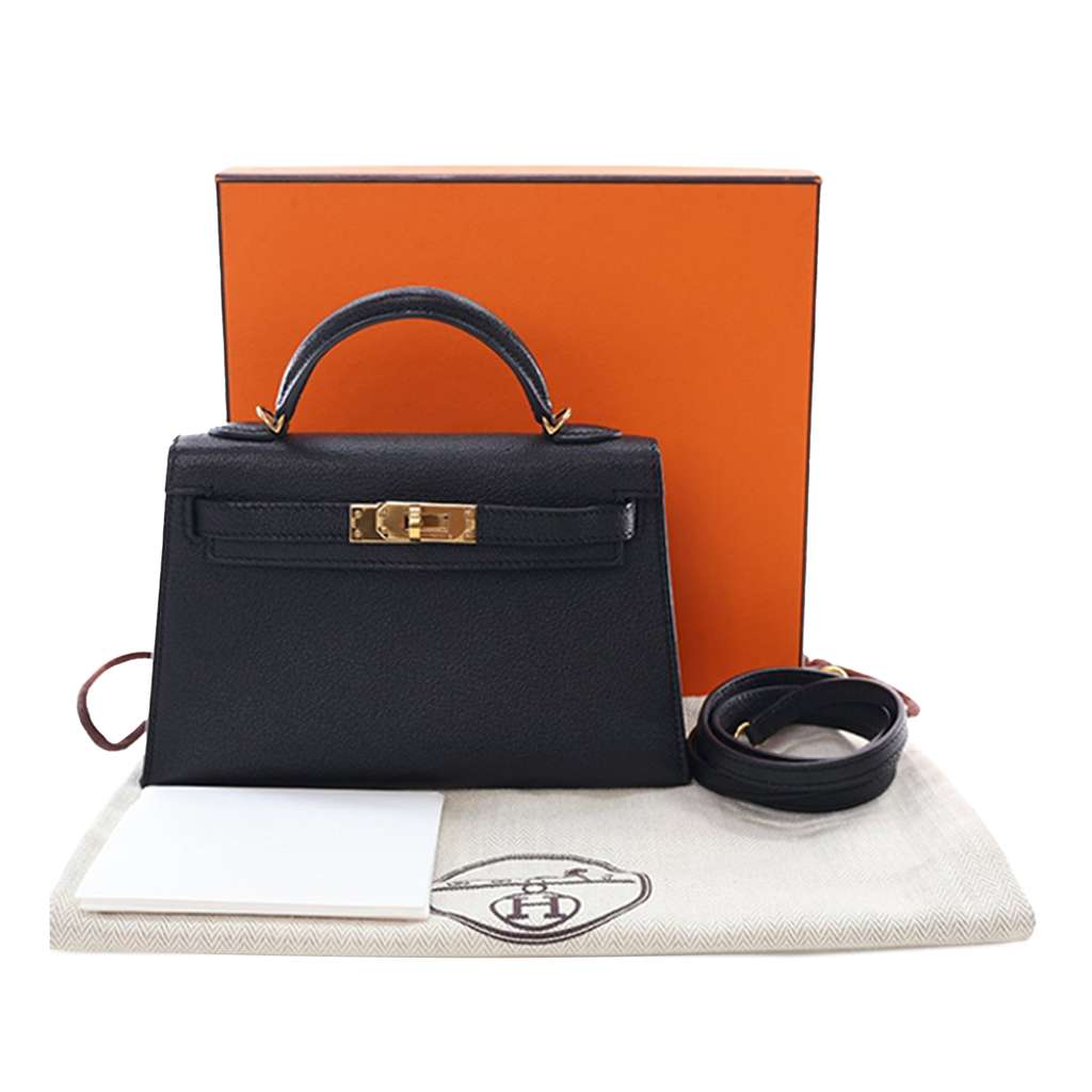 Hermès Mini Chevre Kelly II Sellier 20 - Image 17