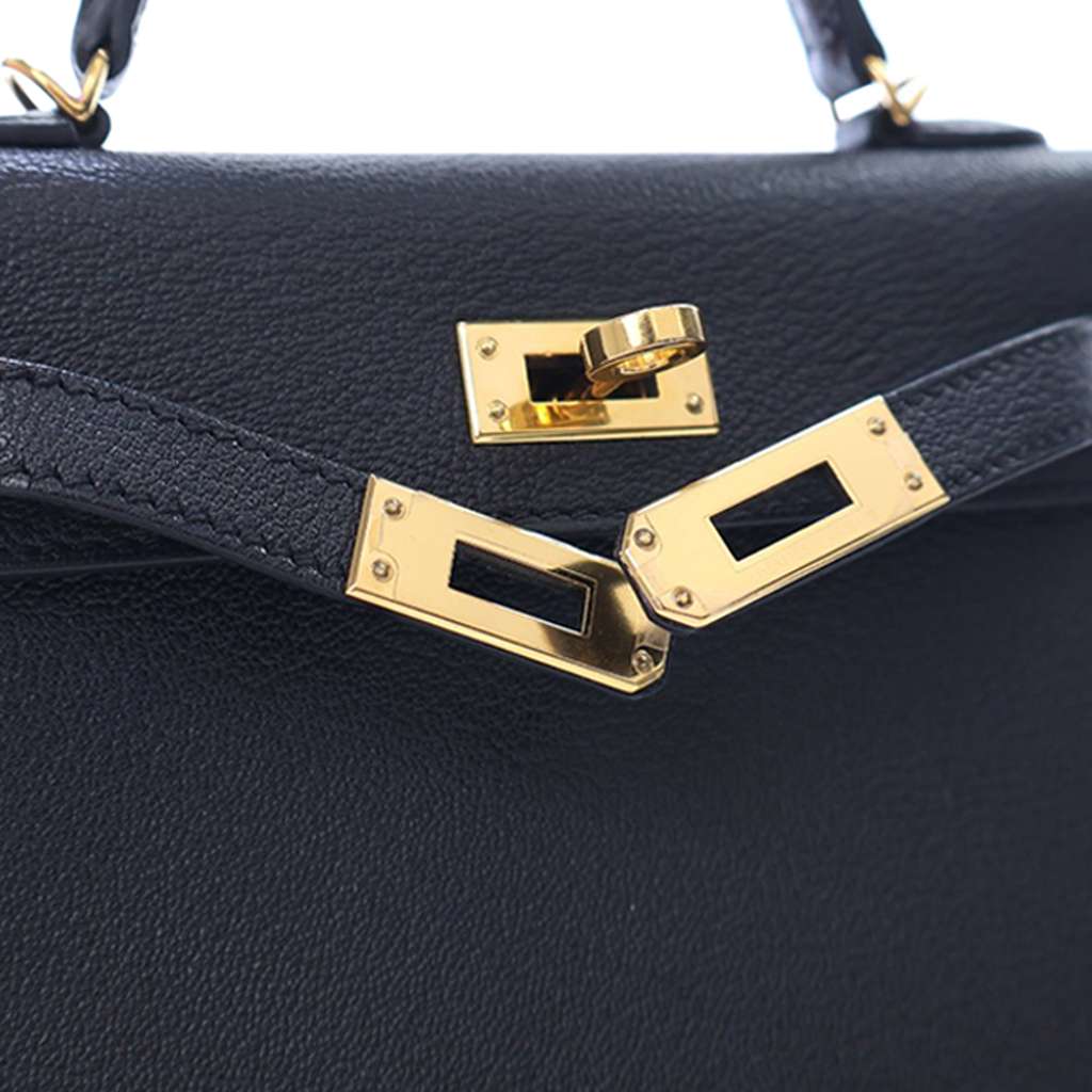 Hermès Mini Chevre Kelly II Sellier 20 - Image 12