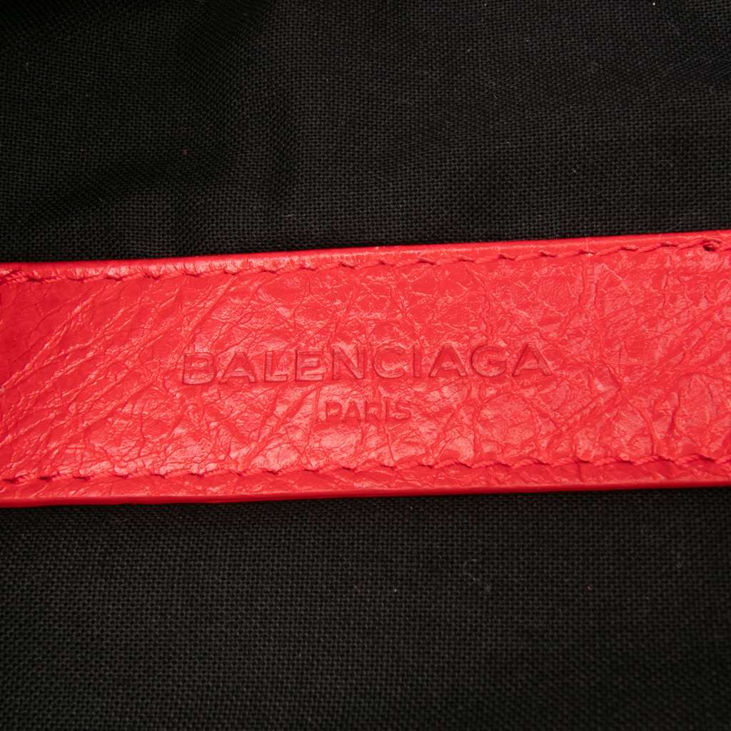 Balenciaga Lambskin Motocross Classic Clip M Clutch - Side view