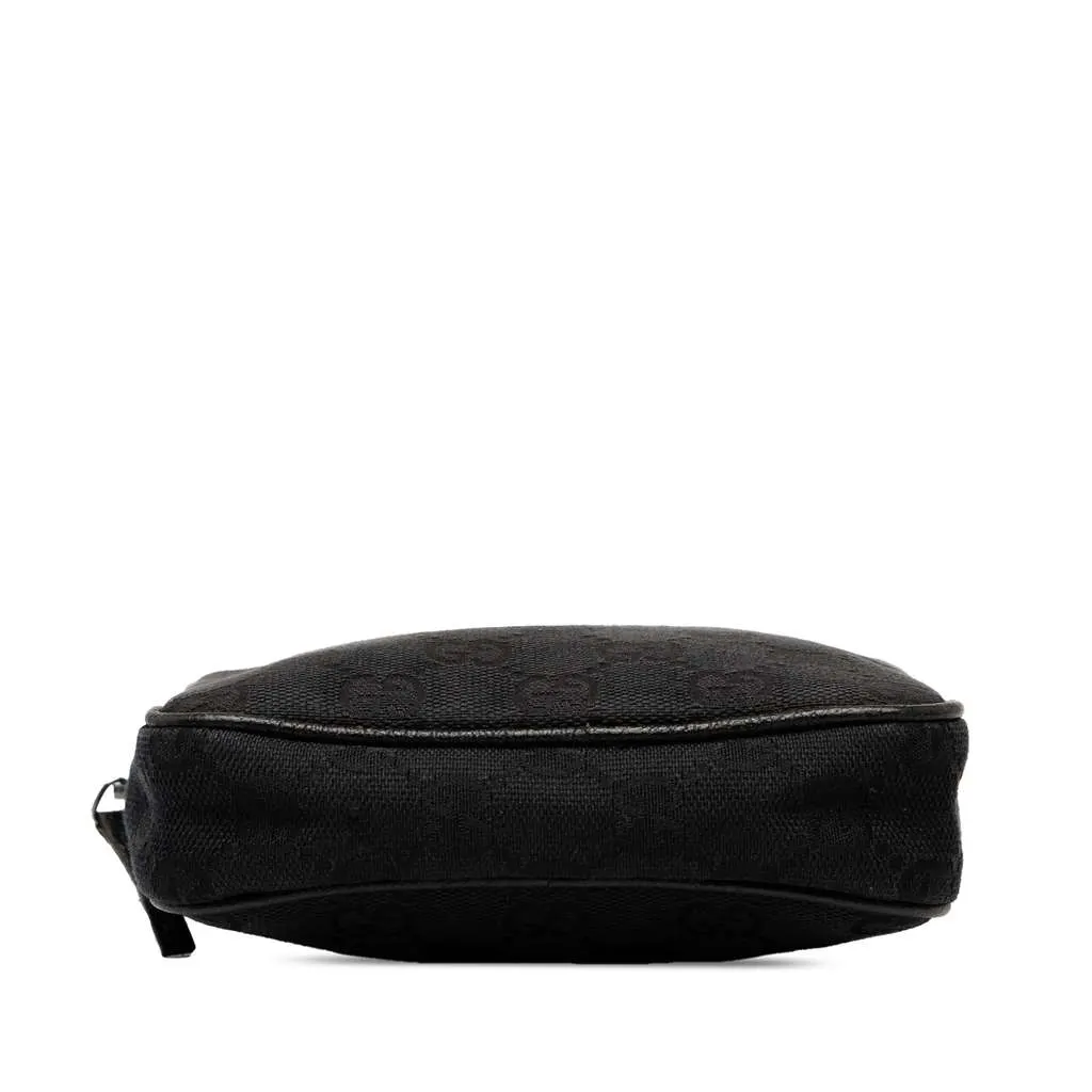 Gucci GG Canvas Crossbody Black Canvas Good - Inside View