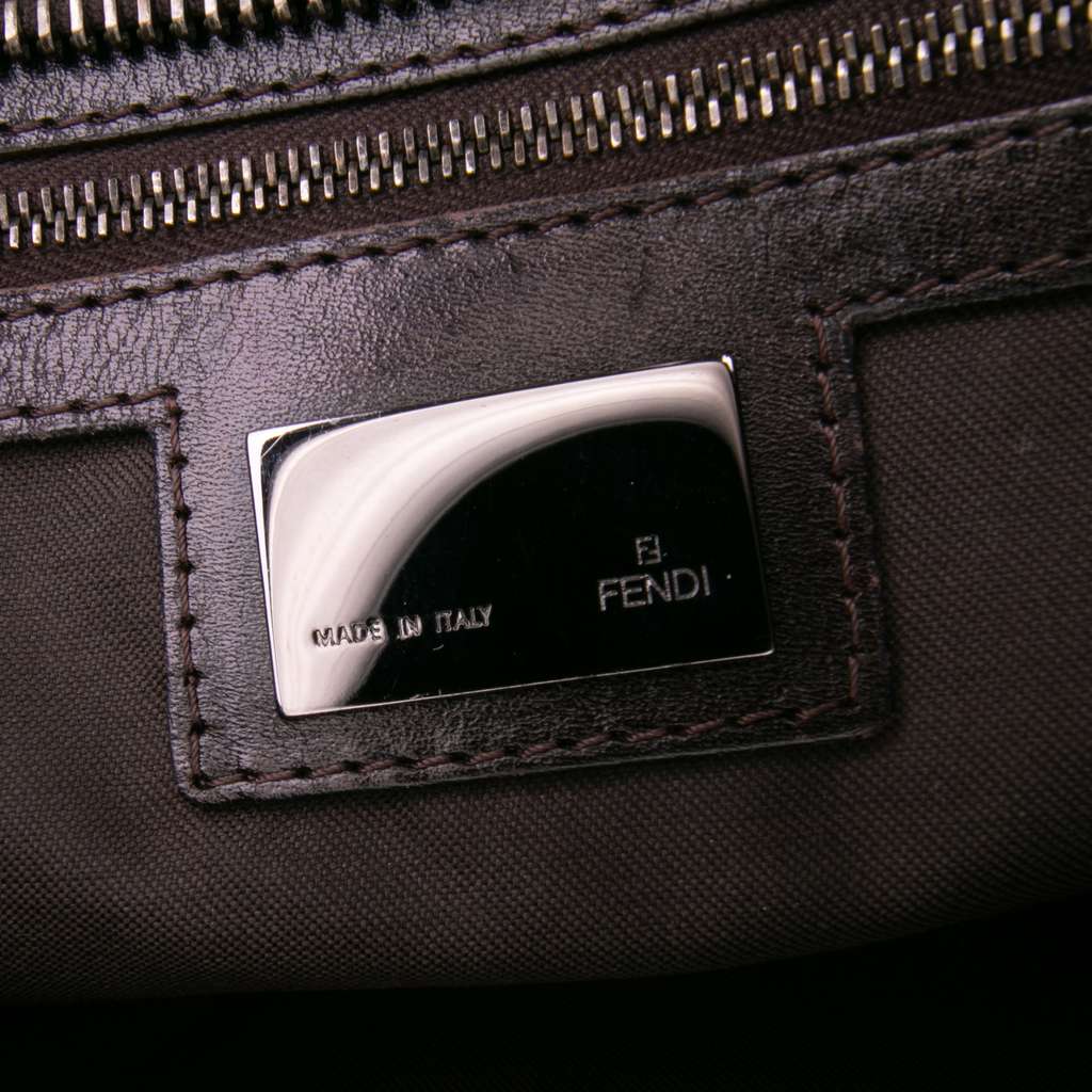 Fendi Zucchino Canvas Handbag - Detail 2