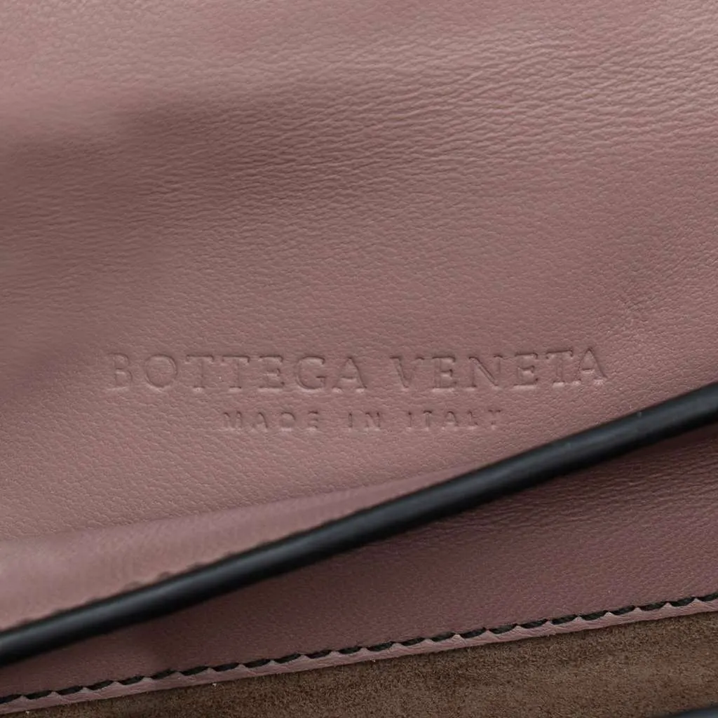 Bottega Veneta Small Nappa Intrecciato Runway Shoulder Bag Purple Leather Good - Box View