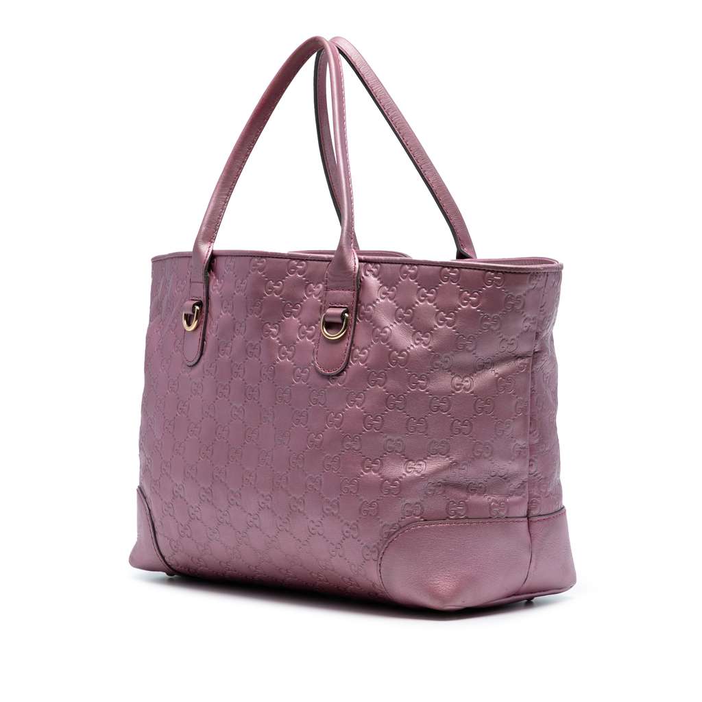 Gucci Metallic Guccissima Heart Bit Tote - 2