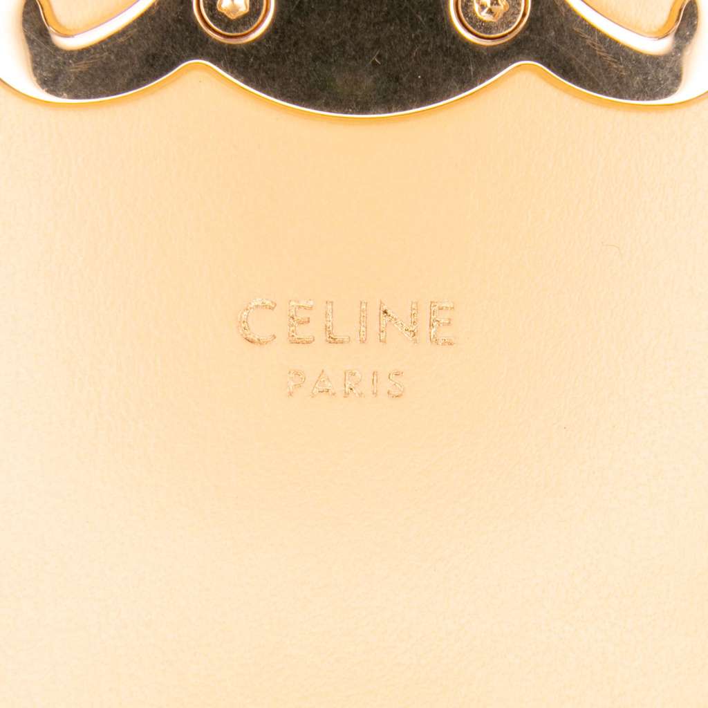 Celine Mini Shiny Calfskin Triomphe Crossbody - 5
