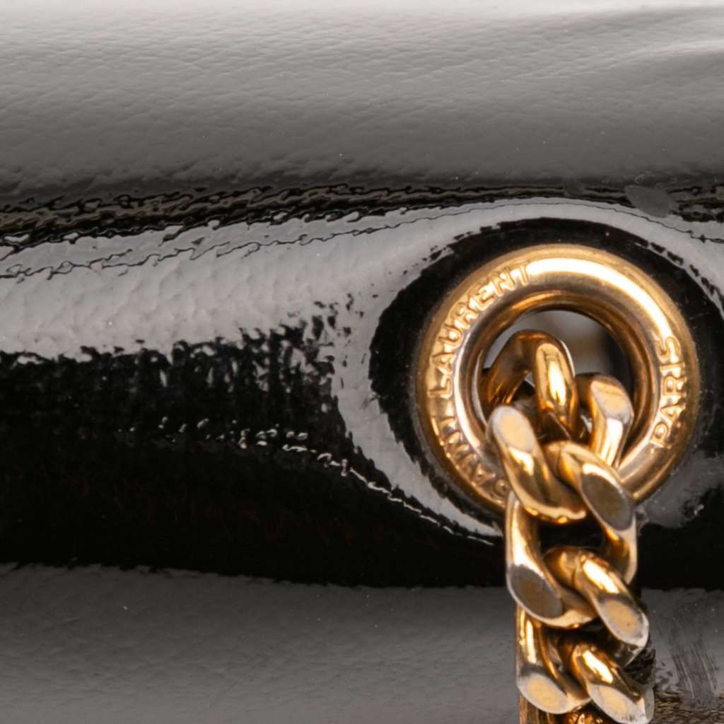 Saint Laurent Medium Patent Monogram Kate Crossbody - Image 11