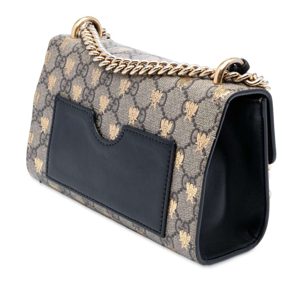 Gucci Small GG Supreme Bee Padlock Crossbody - Back view