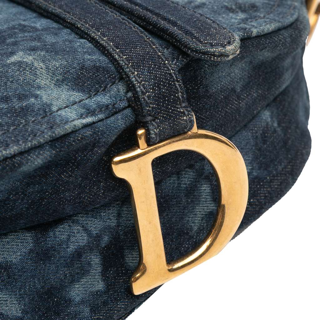 Dior Denim Tie Dye Saddle Bag - Detail 2
